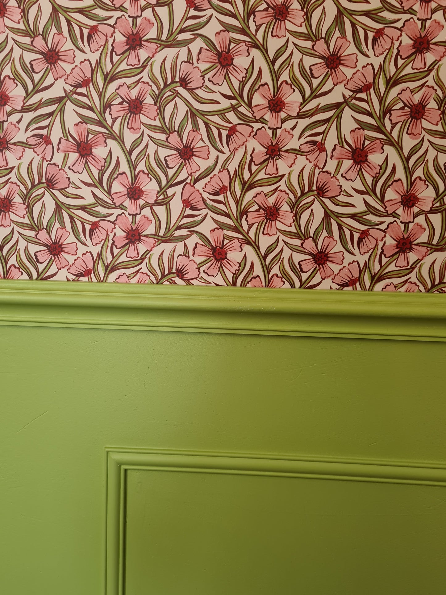 Summer Gray Wallpaper - Sweet India - Pink
