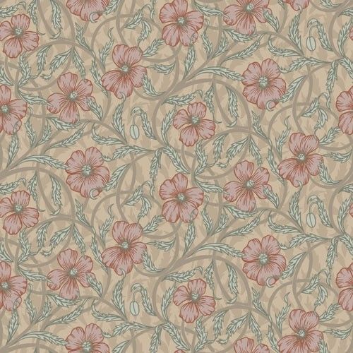 Midbec Tapete - Mohn - Beige 28026