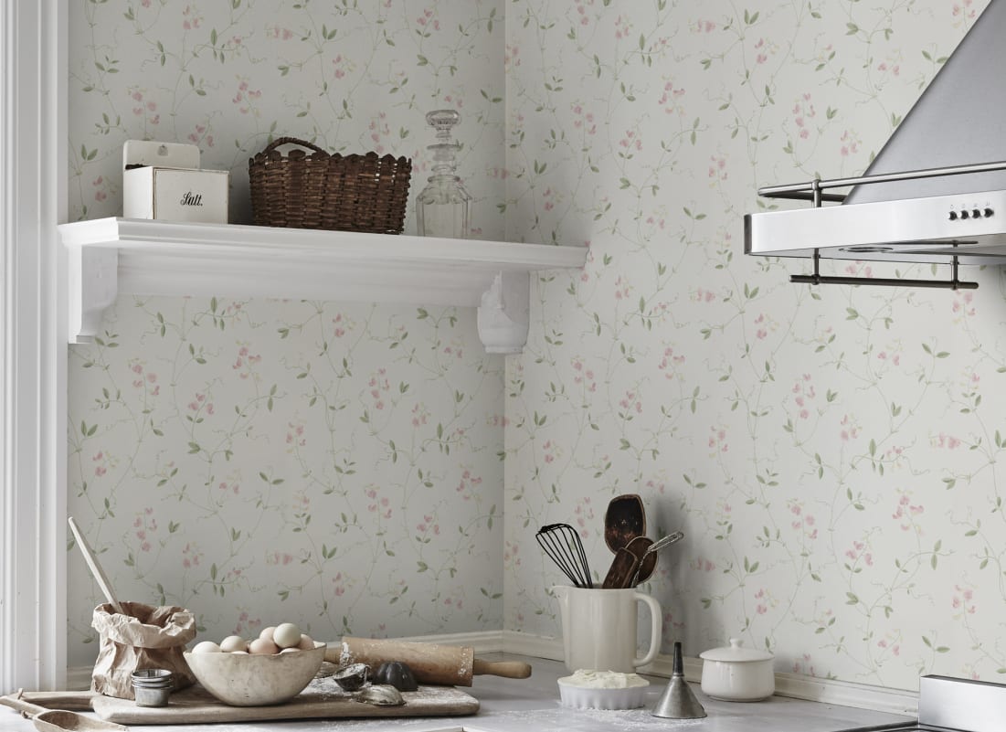 Sandberg Tapete - Sanna, Hellrosa - 490-24