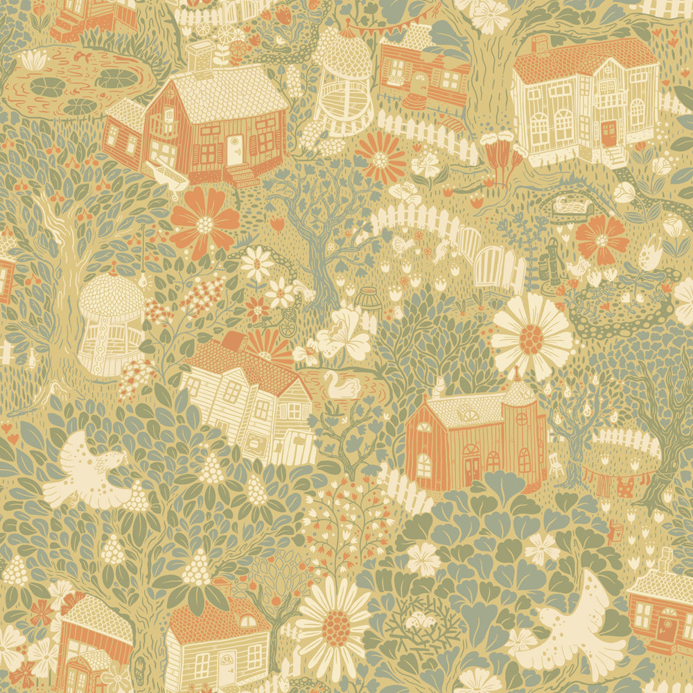 Midbec wallpaper - Bygga Bo 63002 - Calm Green