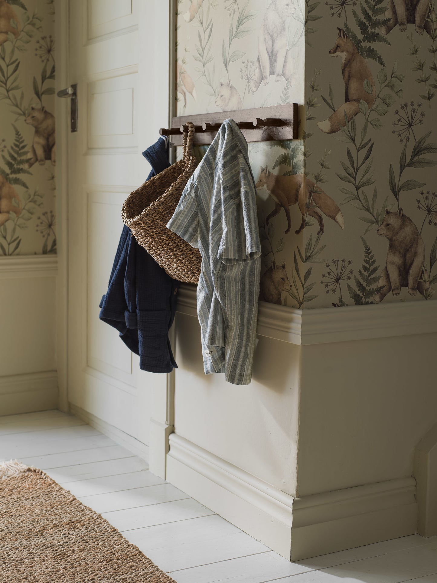 Kinderkamer- en kindertapijt - Wilde bos beige