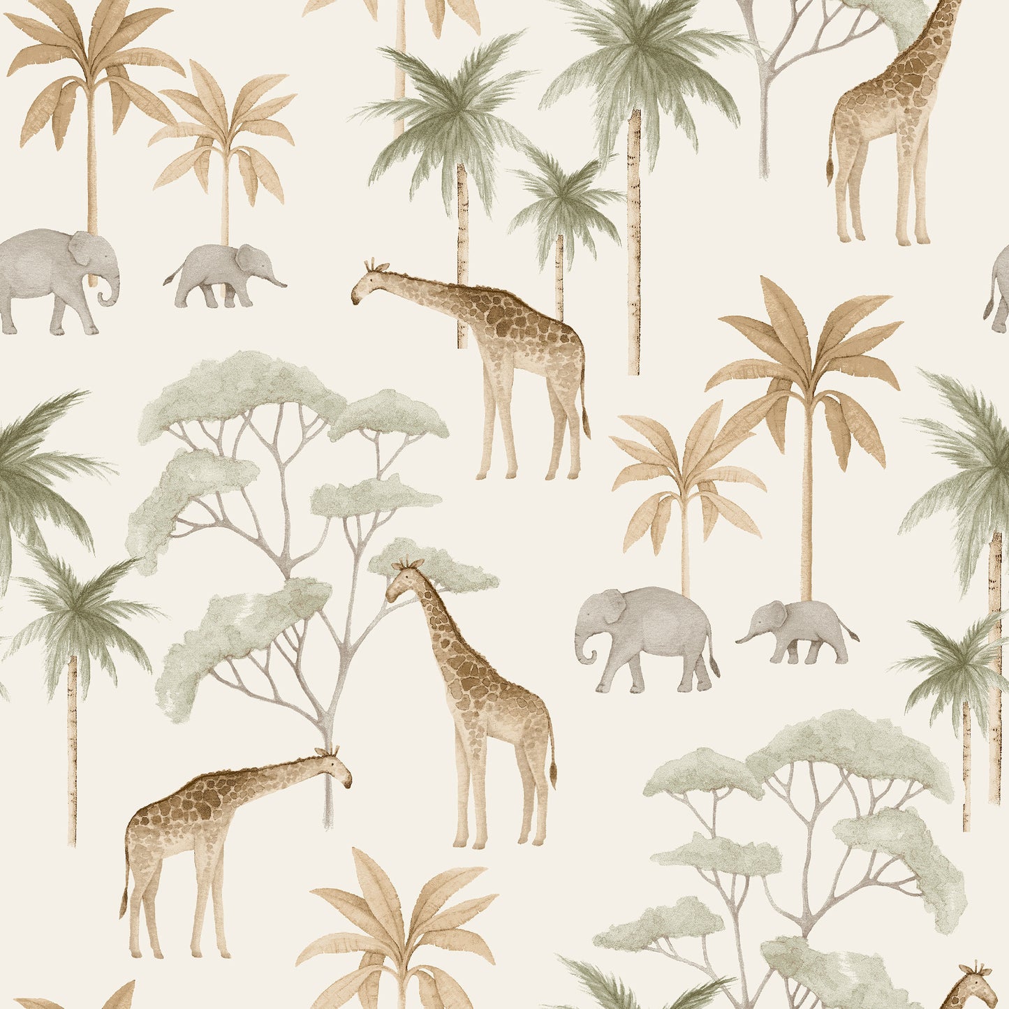 Borastapeter Wallpaper - Savannah - Warm White