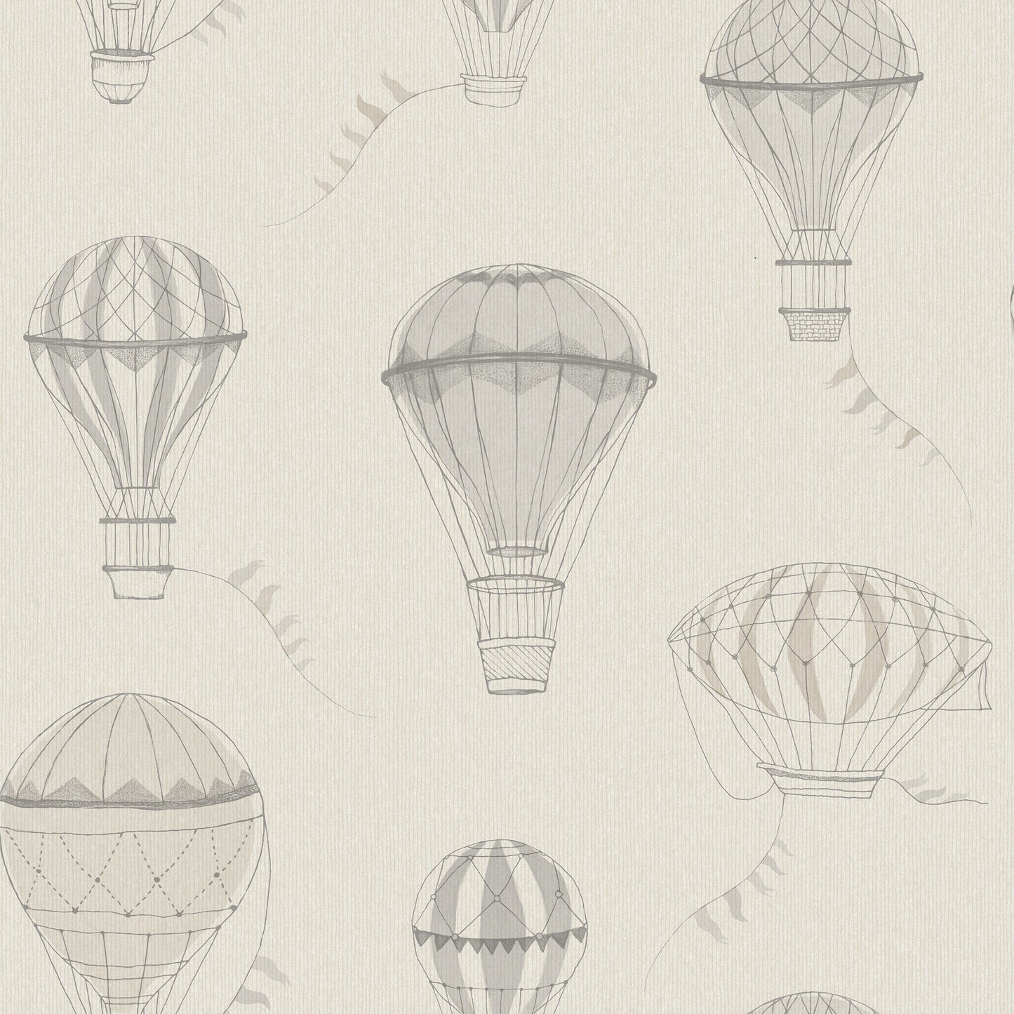 Borastapeter Wallpaper - Up In The Sky - Grey & Beige