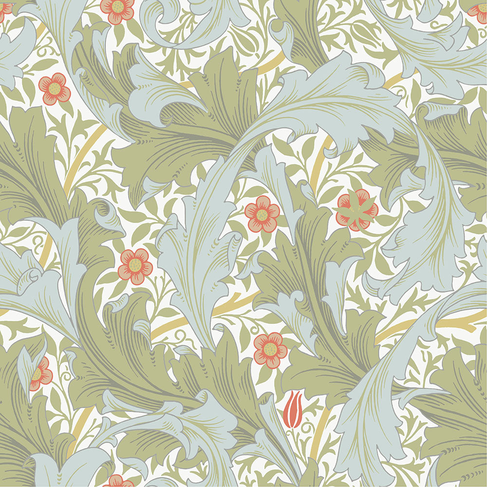 William Morris Wallpaper - Granville - Sky Blue – Summer Gray