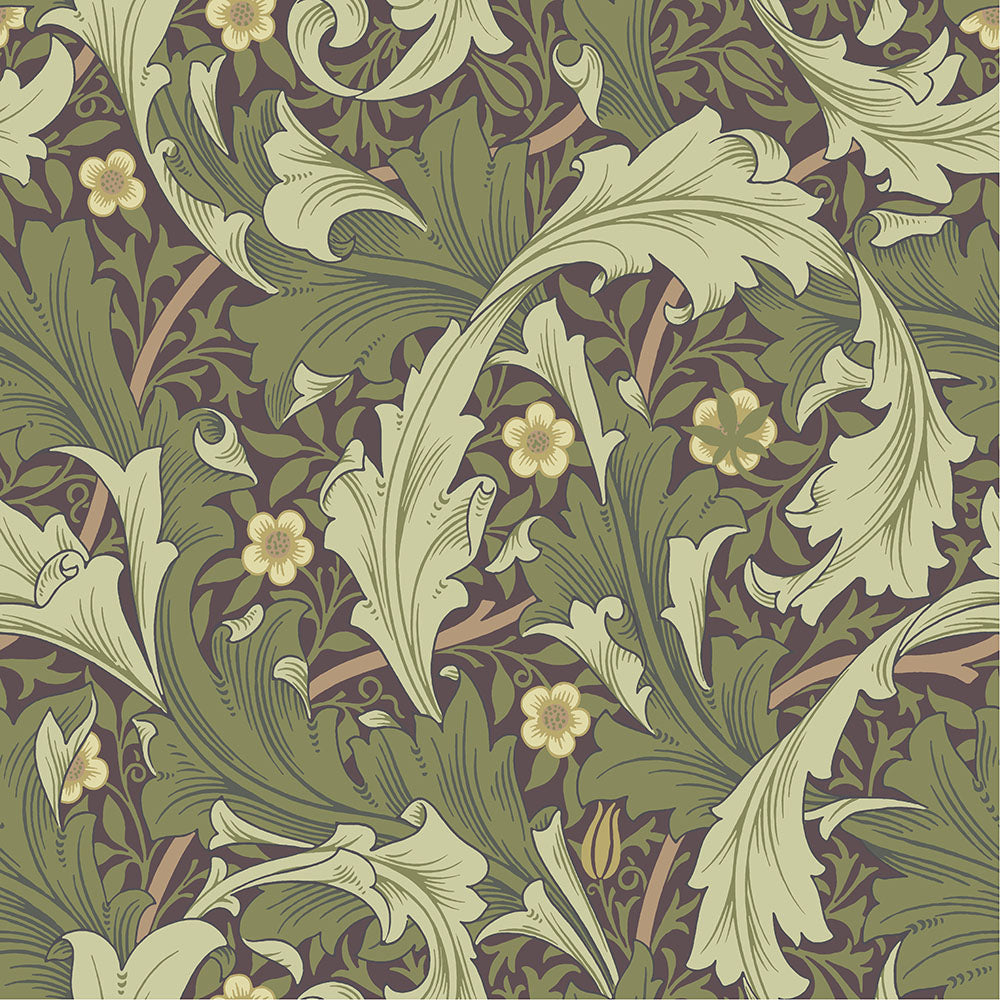 William Morris Wallpaper - Granville - Green