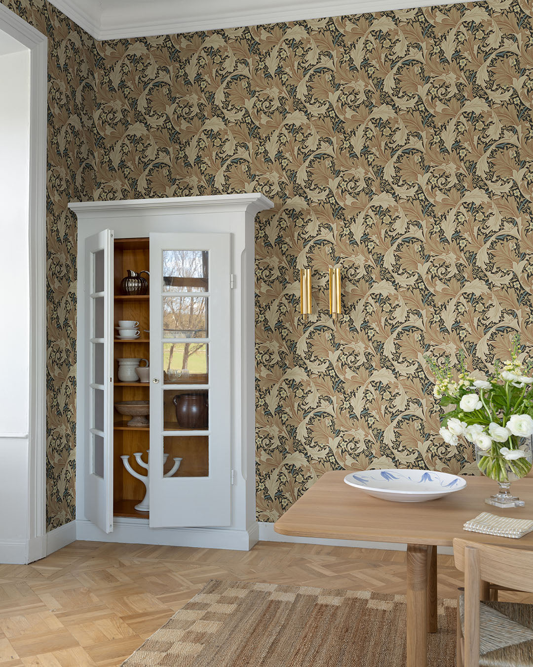 William Morris Wallpaper - Granville - Rust