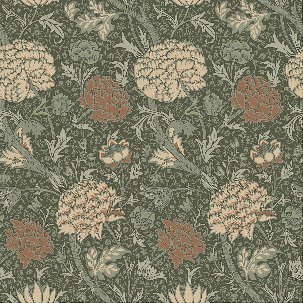 William Morris Wallpaper - Cray - Terracotta