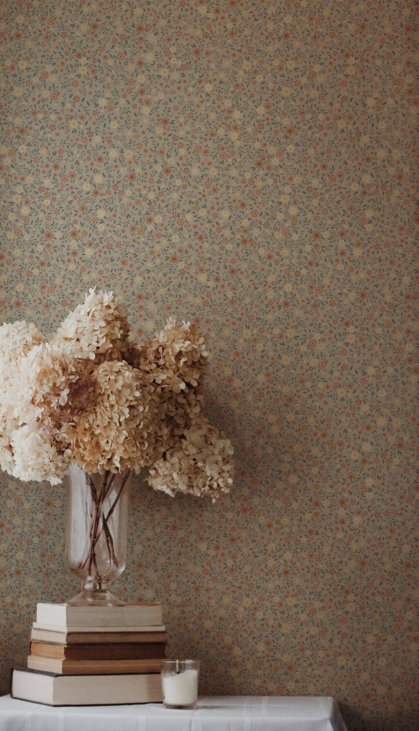 Summer Gray Behang - Freja - Aarde