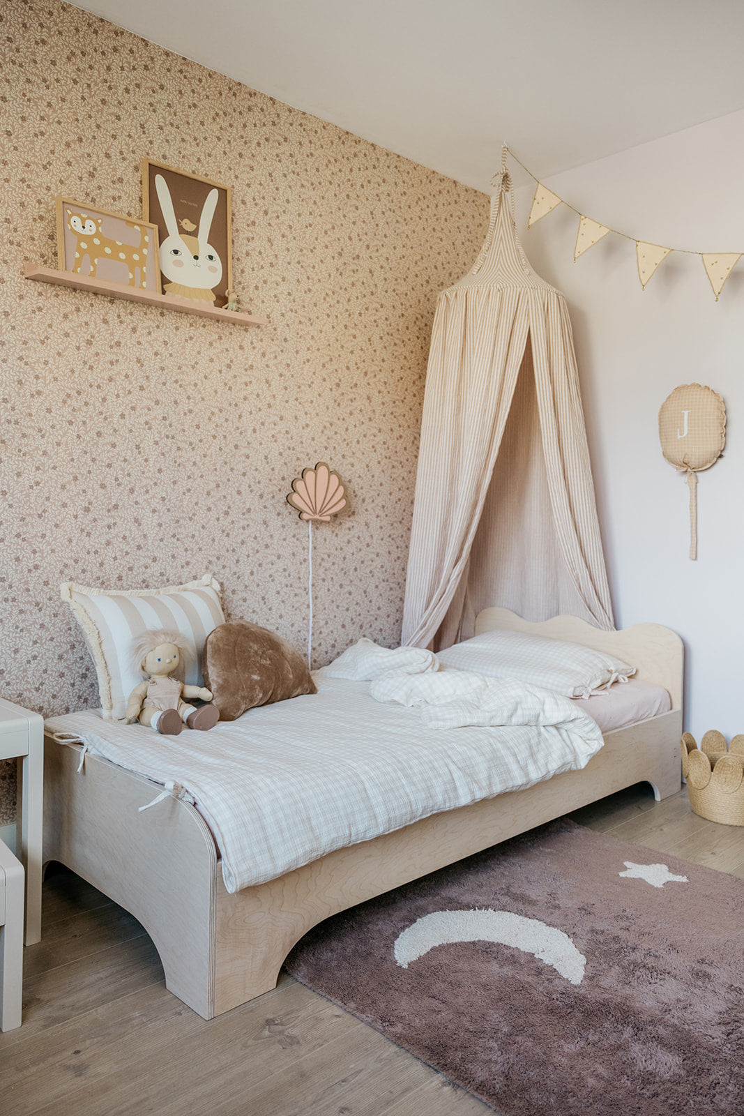 Summer Gray Wallpaper - Lief - Blush