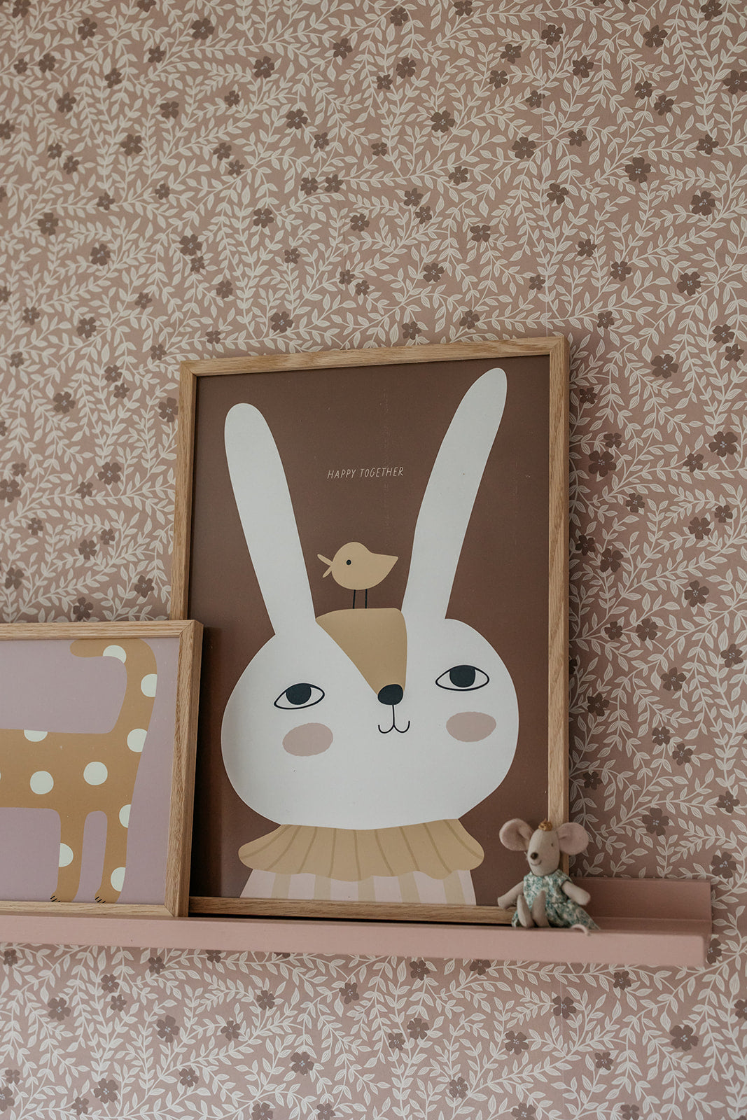 Summer Gray Wallpaper - Lief - Blush