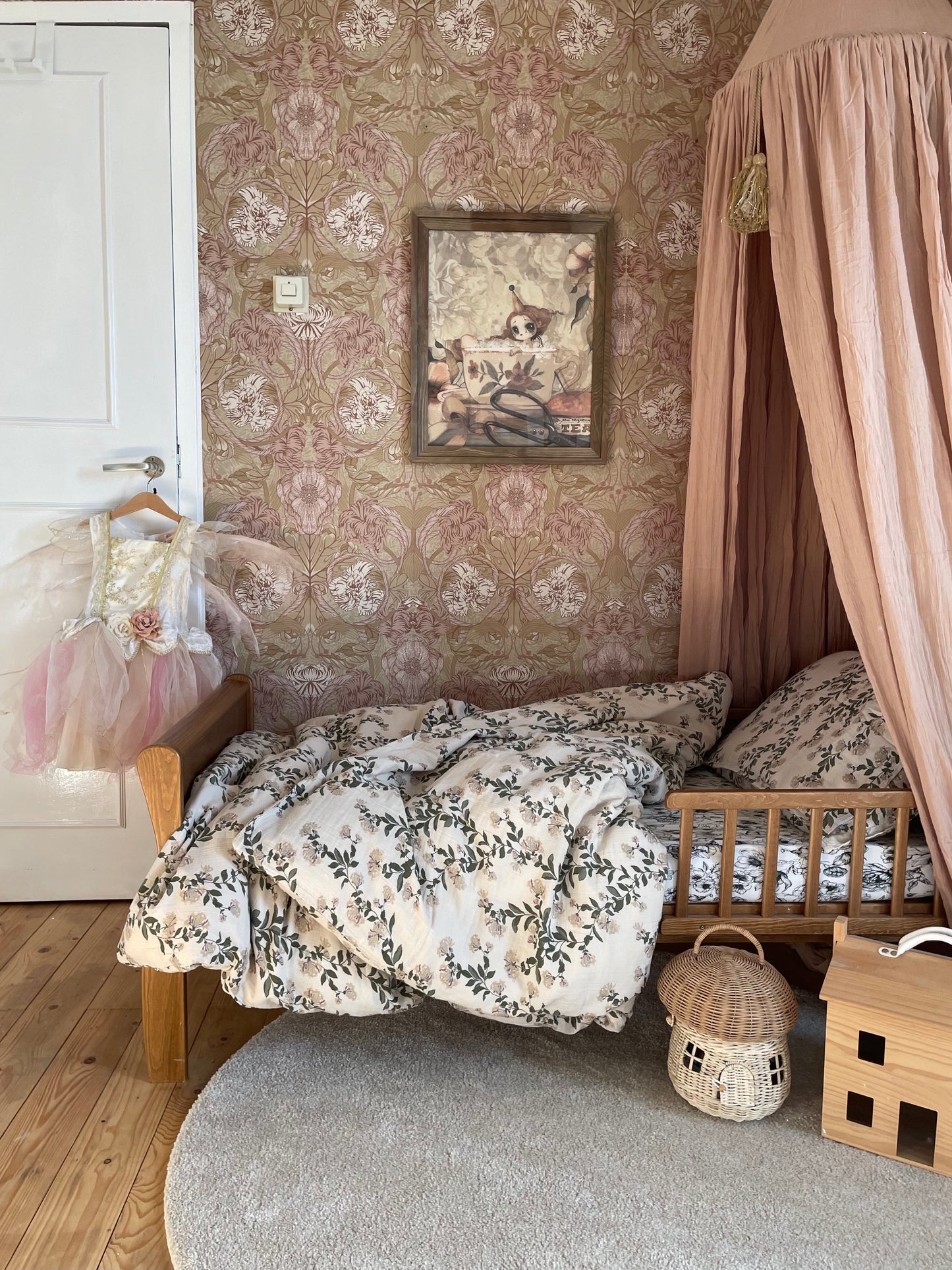 Summer Gray Behang - Cecilia - Blush (UITVERKOOP)