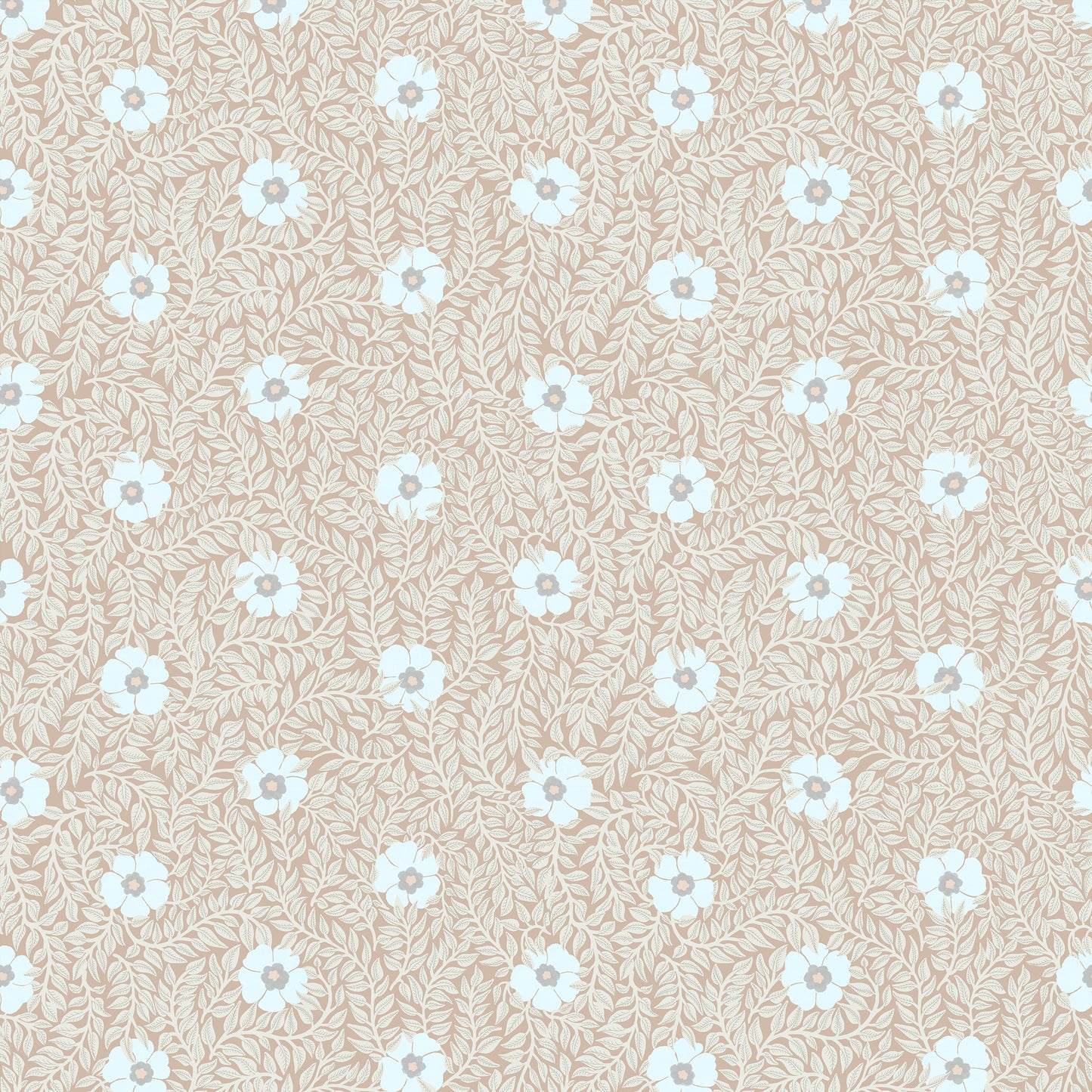 Summer Gray Wallpaper - Kicki - Apricot