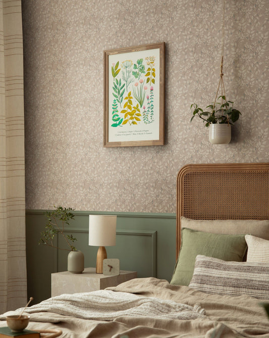 Summer Gray Wallpaper - Dagma - Dusty (SALE)