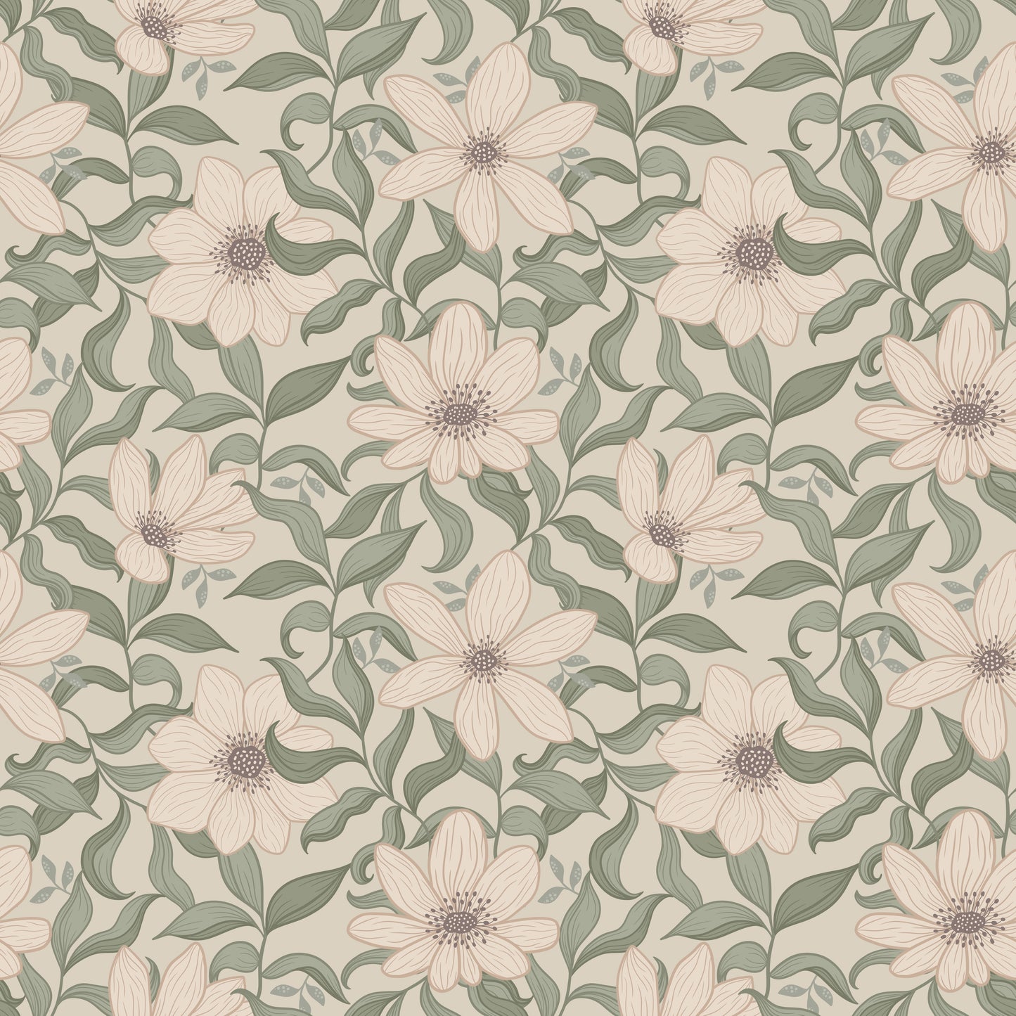 Summer Gray Behang - Fredrik - Lente
