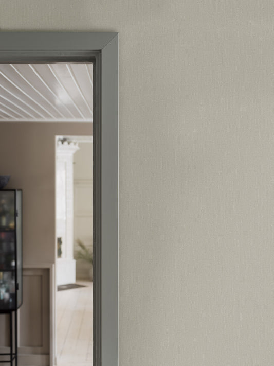 Borastapeter Tapete - Leinen - Skandinavisch Beige