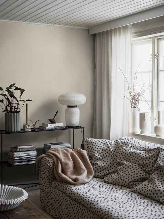 Borastapeter Tapete - Leinen Vanille