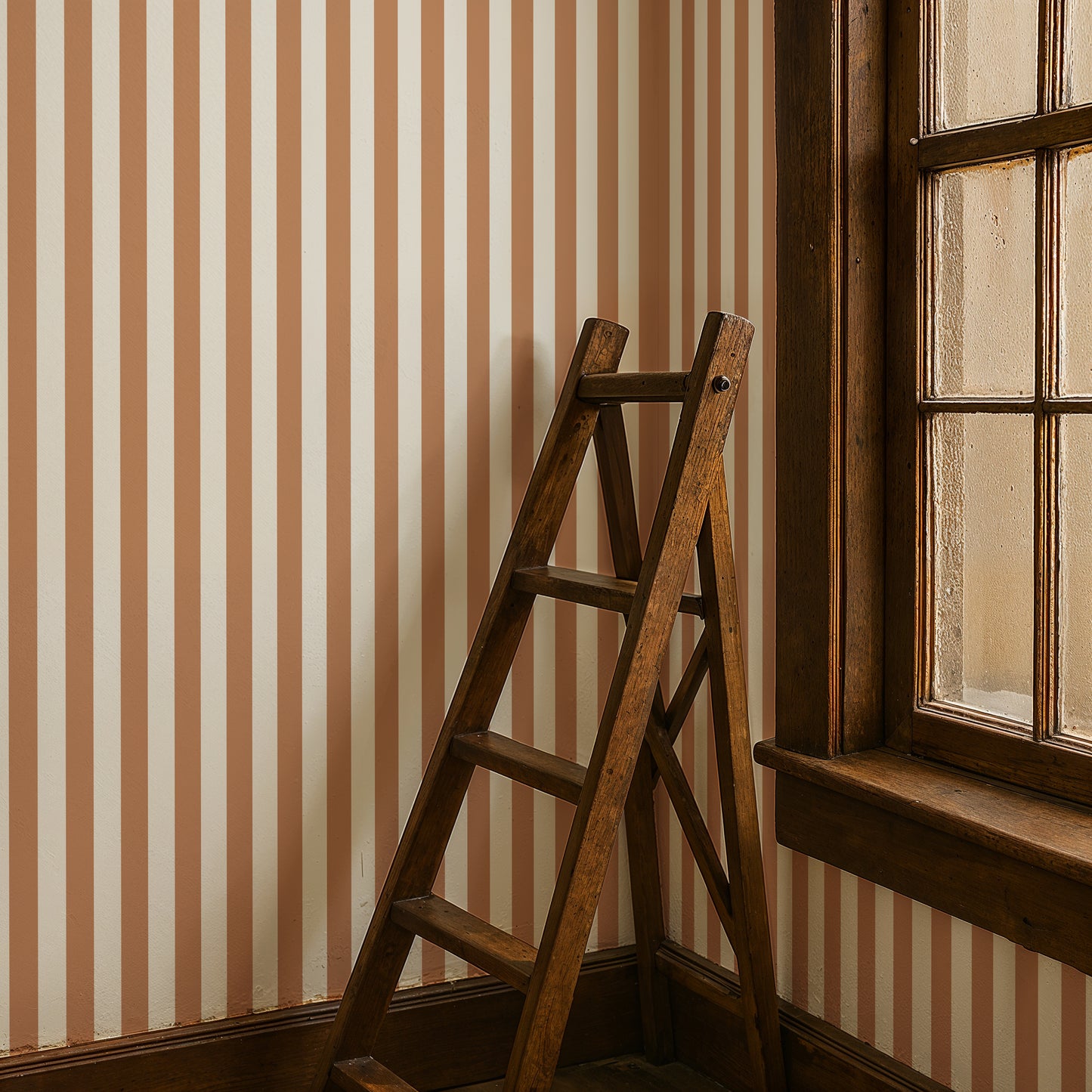 Wallpaper Stripes - Ventnor - Camel