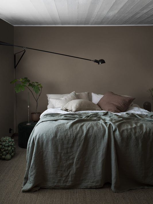 Borastapeter Tapete - Leinen - Vintage Holz