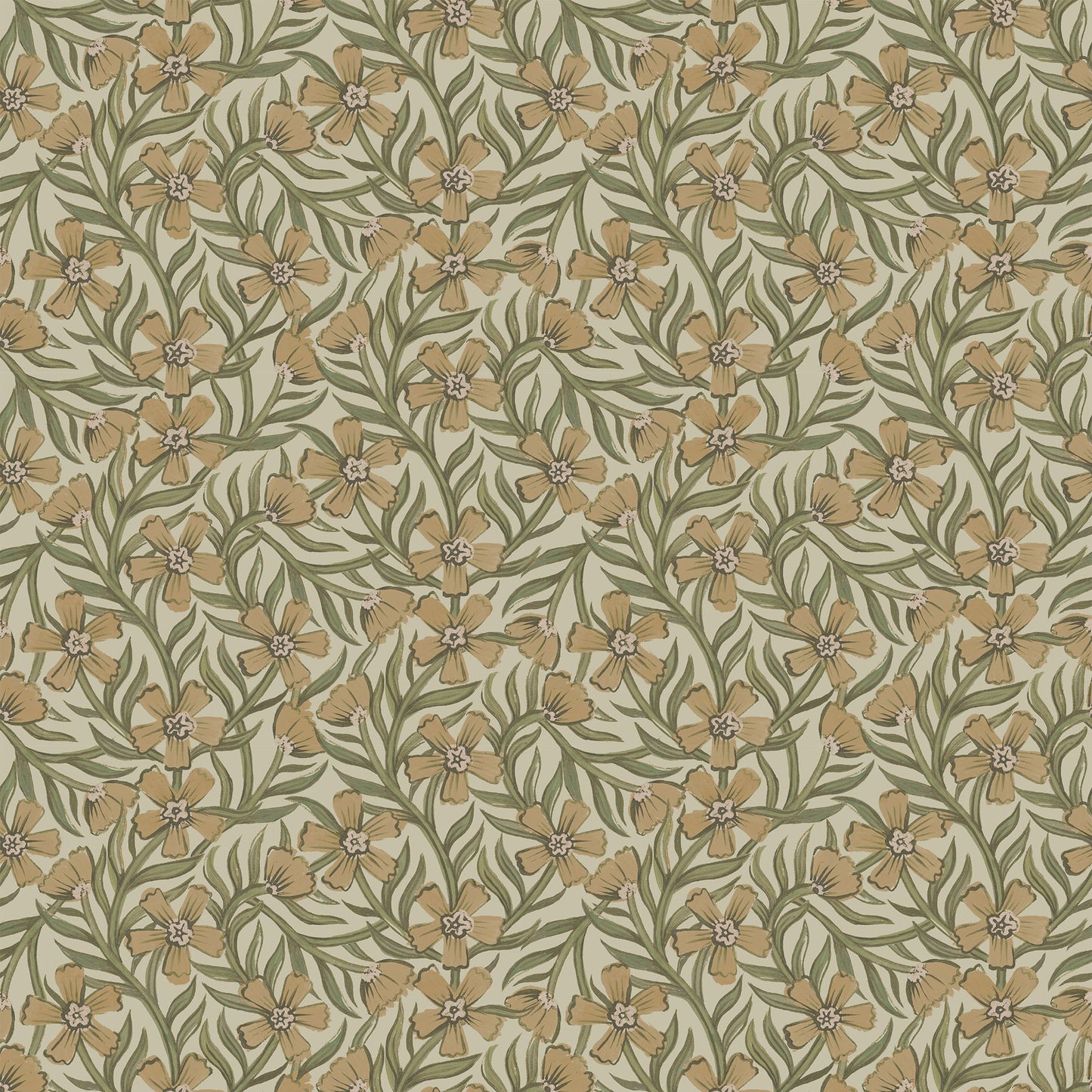 Summer Gray Wallpaper - Sweet India - Beige