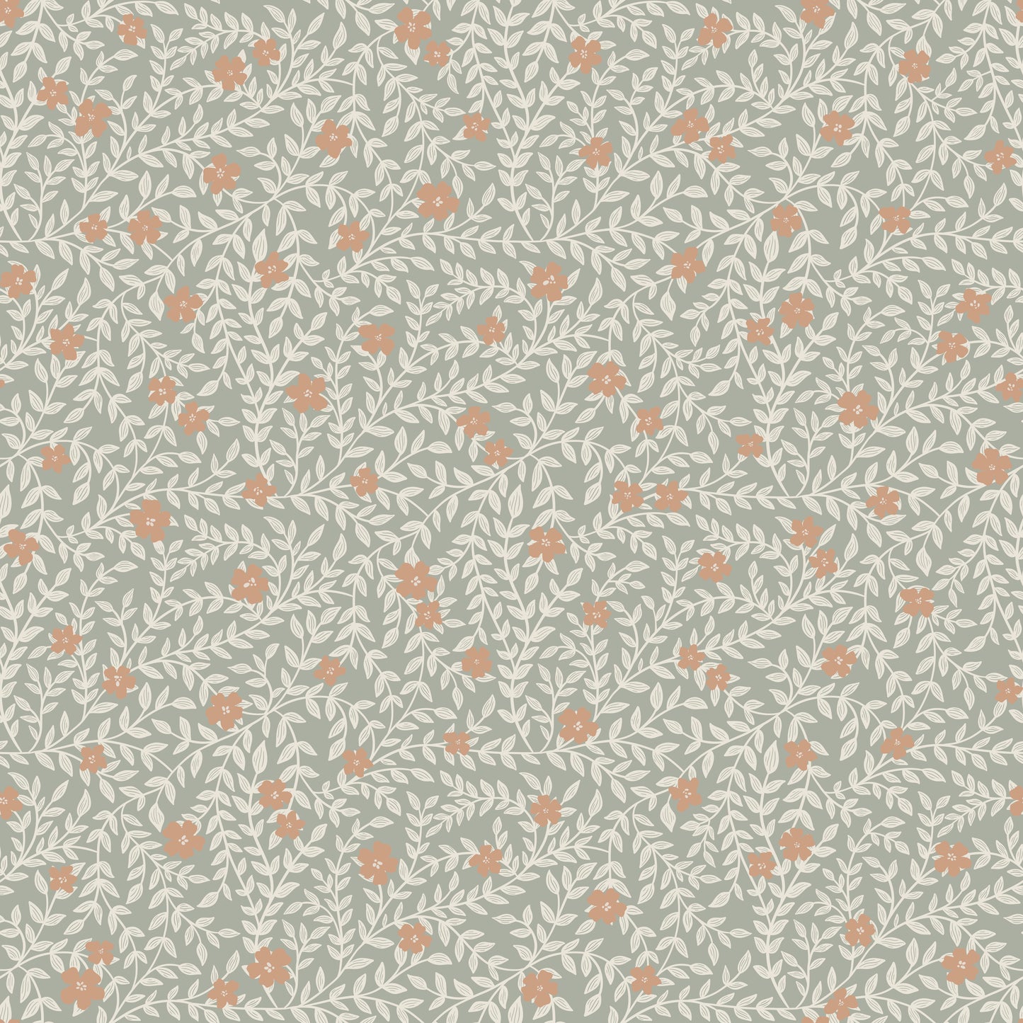 Summer Gray Wallpaper - Lief - Misty Blue
