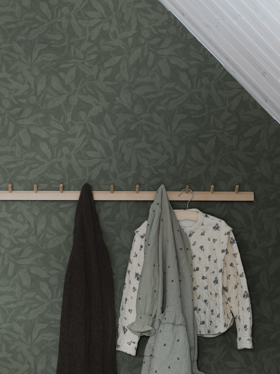 Borastapeter Wallpaper - Skogsparken - Dark Green