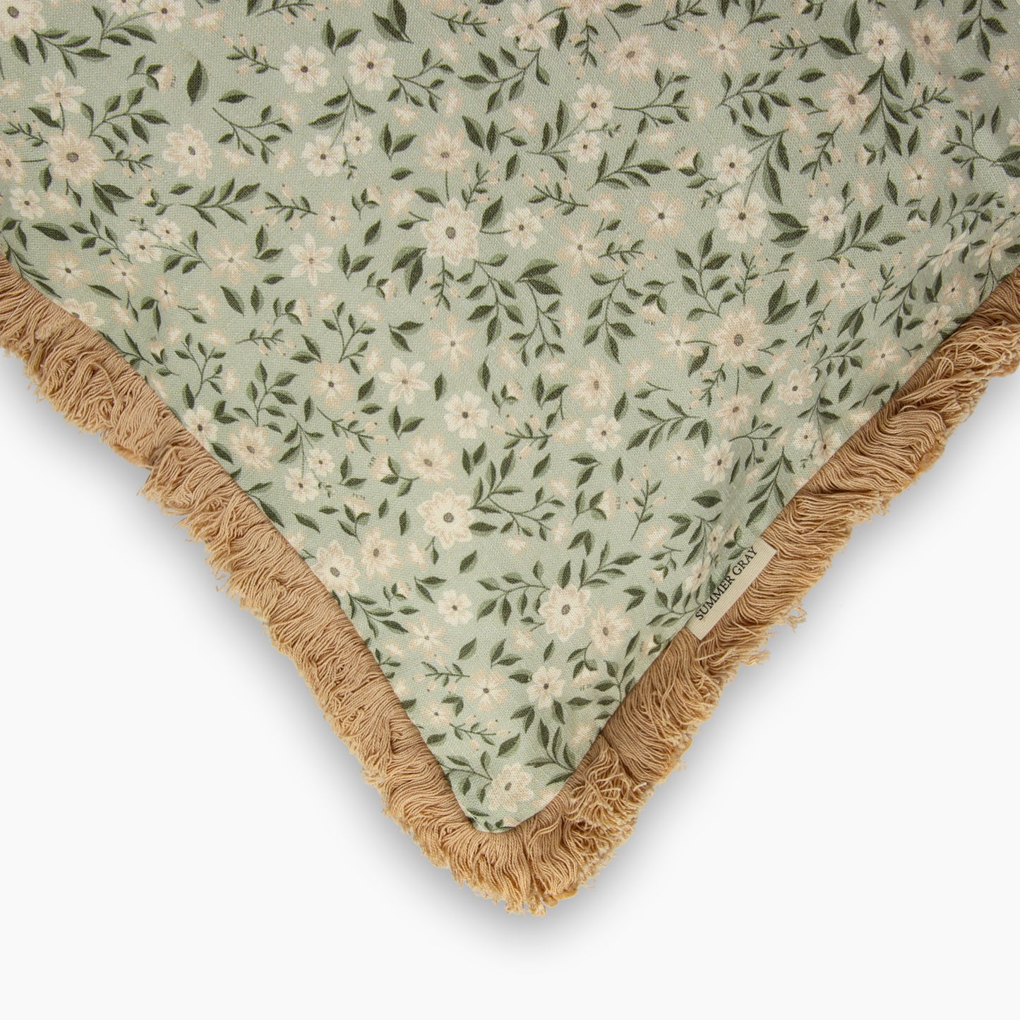 Linen Cushion Cover - Summer Gray - Freja Meadow