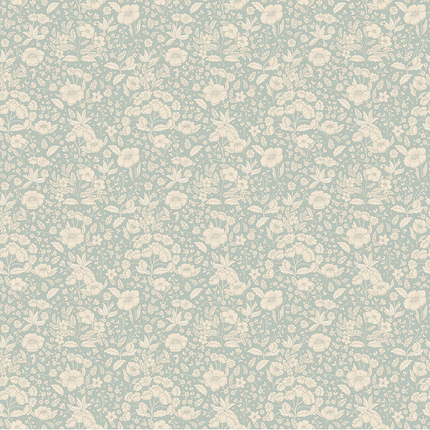 Summer Gray Tapete - Doris - Staubblau