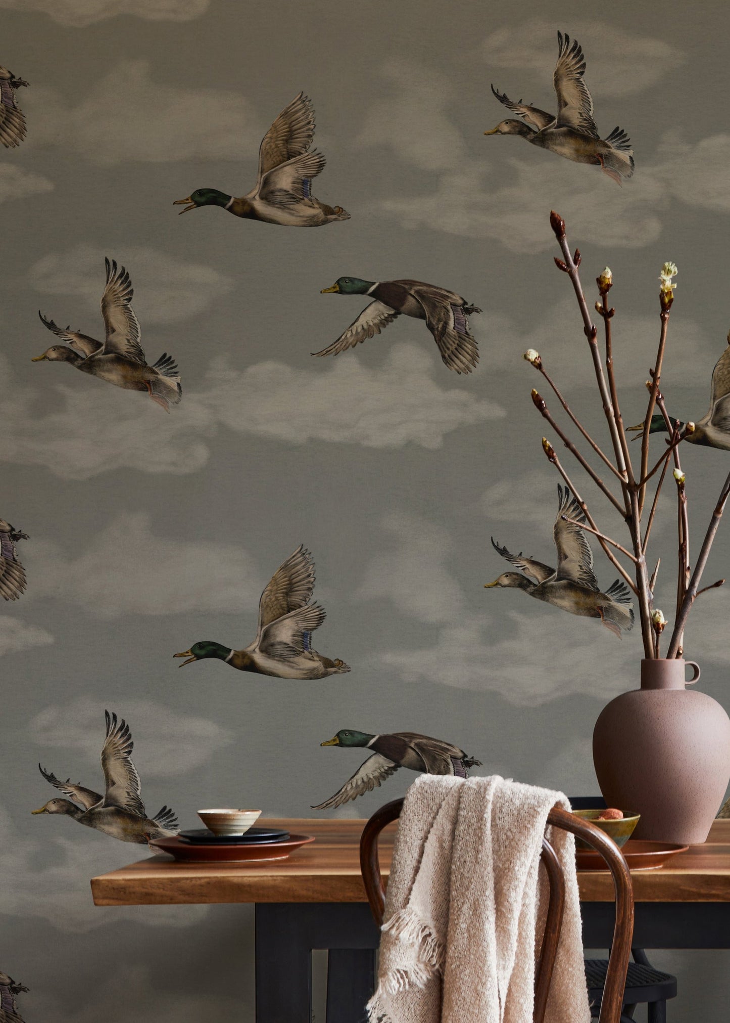 Summer Gray Behang - Voyage - Nordic Grey