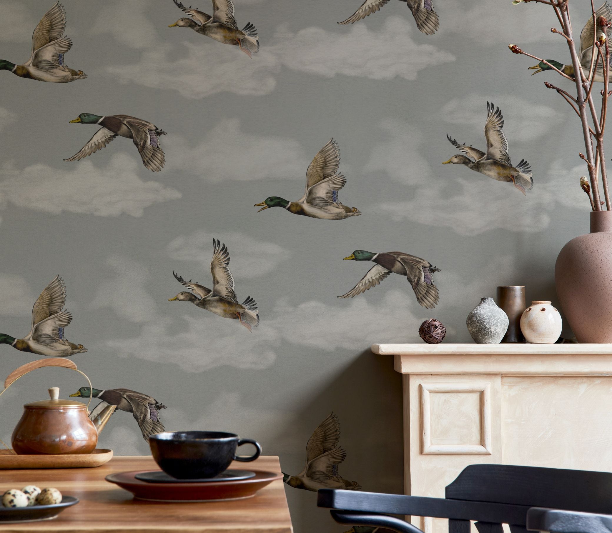Summer Gray | Handcrafted Wallpaper & Homewares