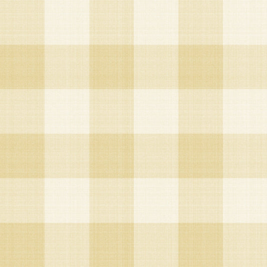 Wallpaper Checks - Linen - Yellow (SALE)