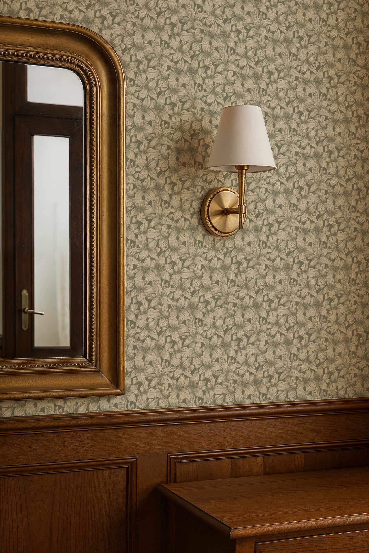 Summer Gray Wallpaper - Folia - Lauren Green