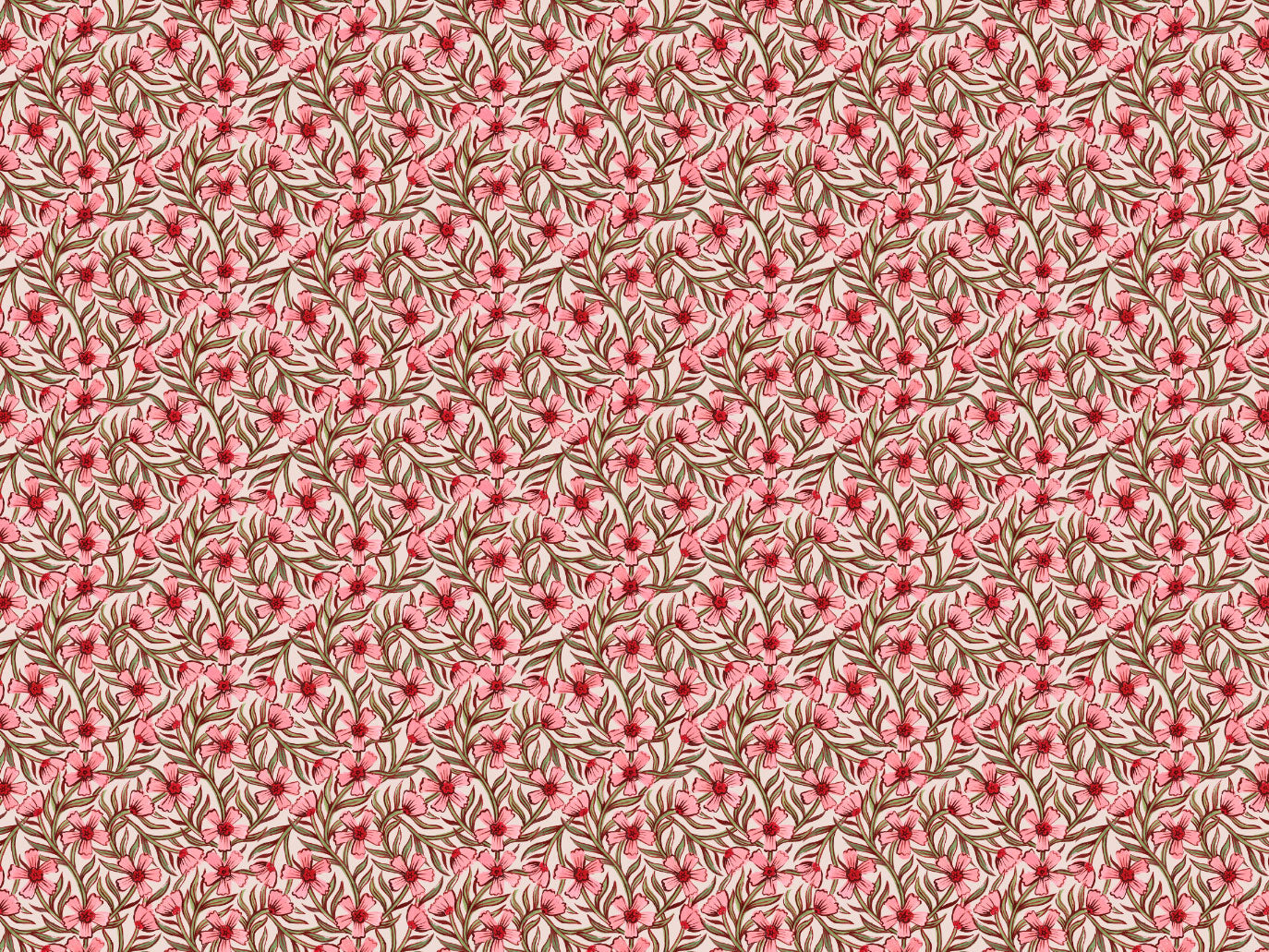 Summer Gray Behang - Sweet India - Roze (sale)