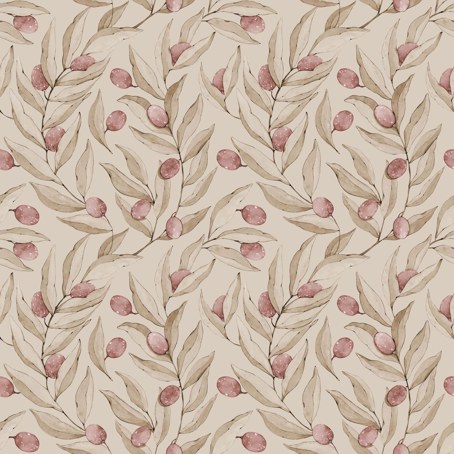 Summer Gray Wallpaper - Citrus - Ruby