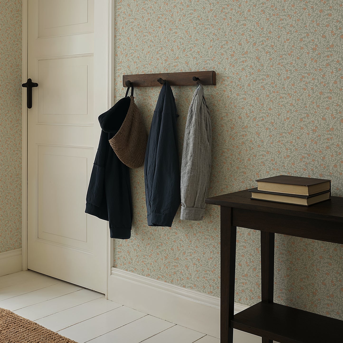 Summer Gray Wallpaper - Lief - Misty Blue