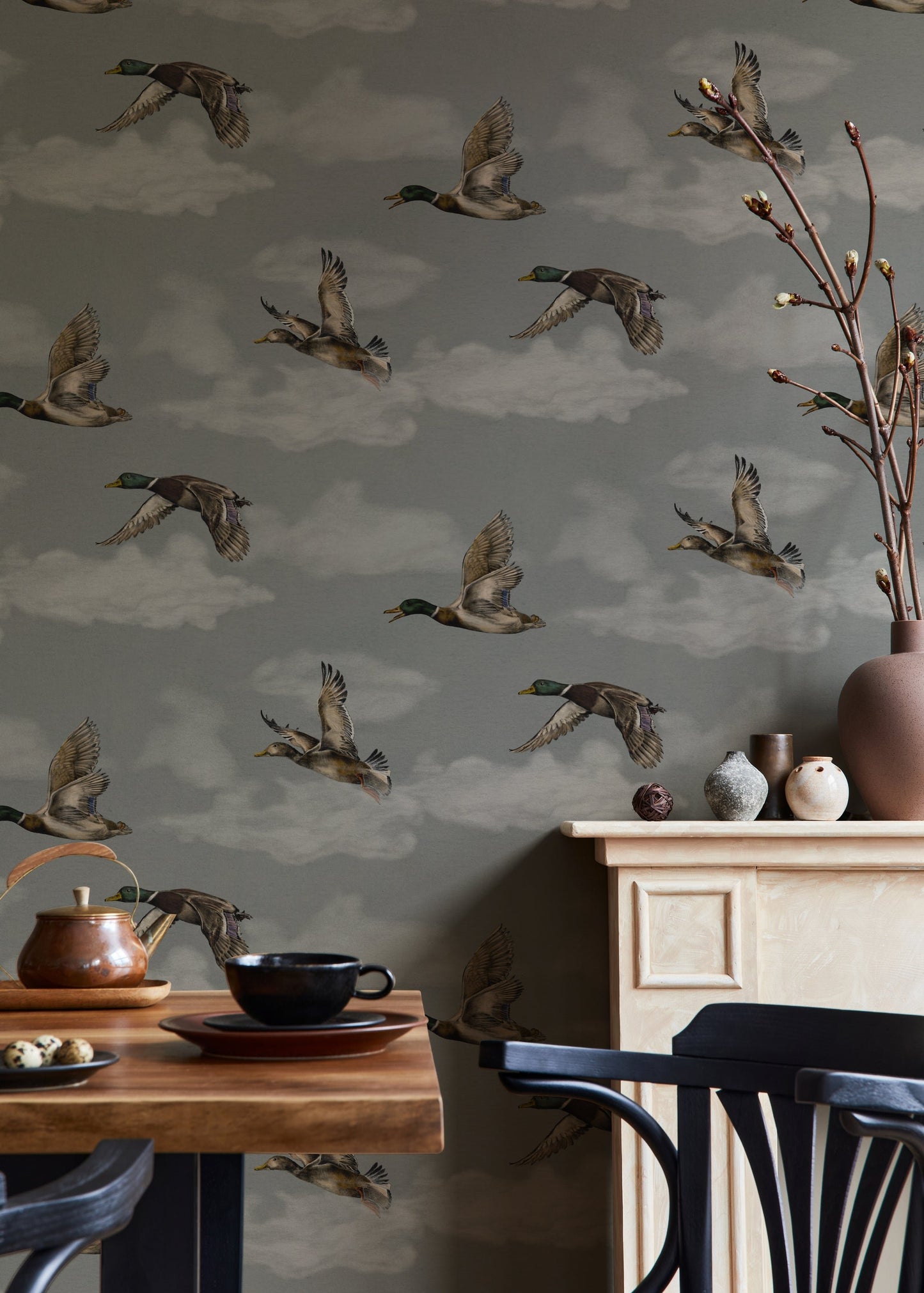 Summer Gray Behang - Voyage - Nordic Grey