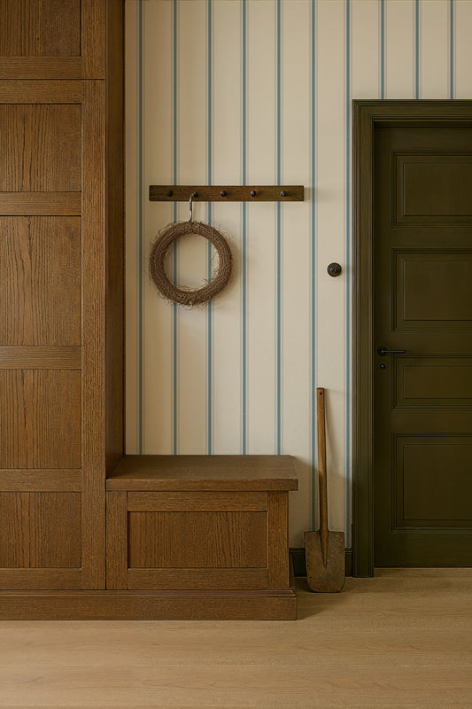 Tapete Streifen - Finn - Himmel