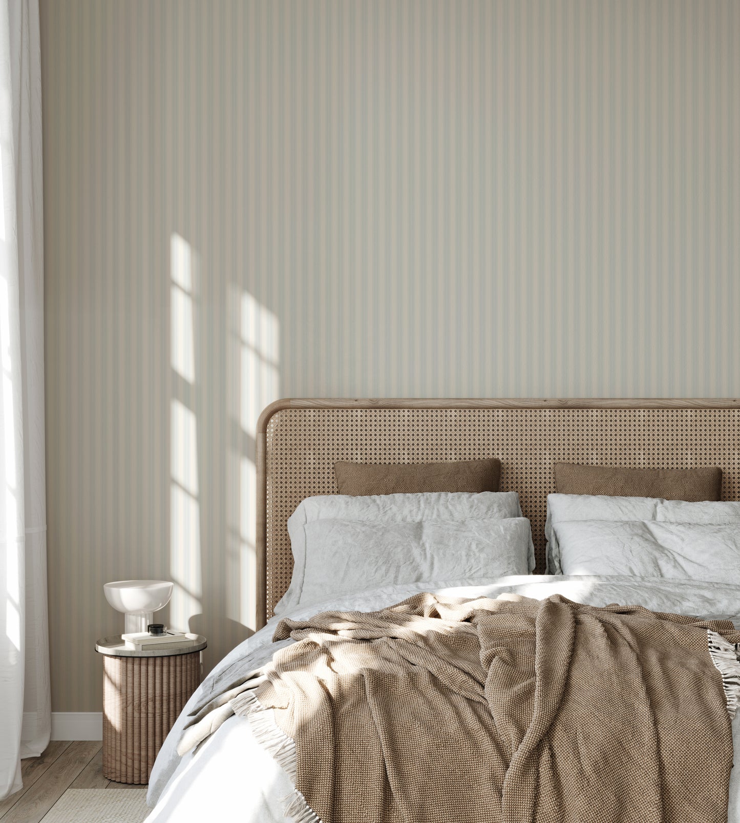 Behang Strepen - Newport - Blauw