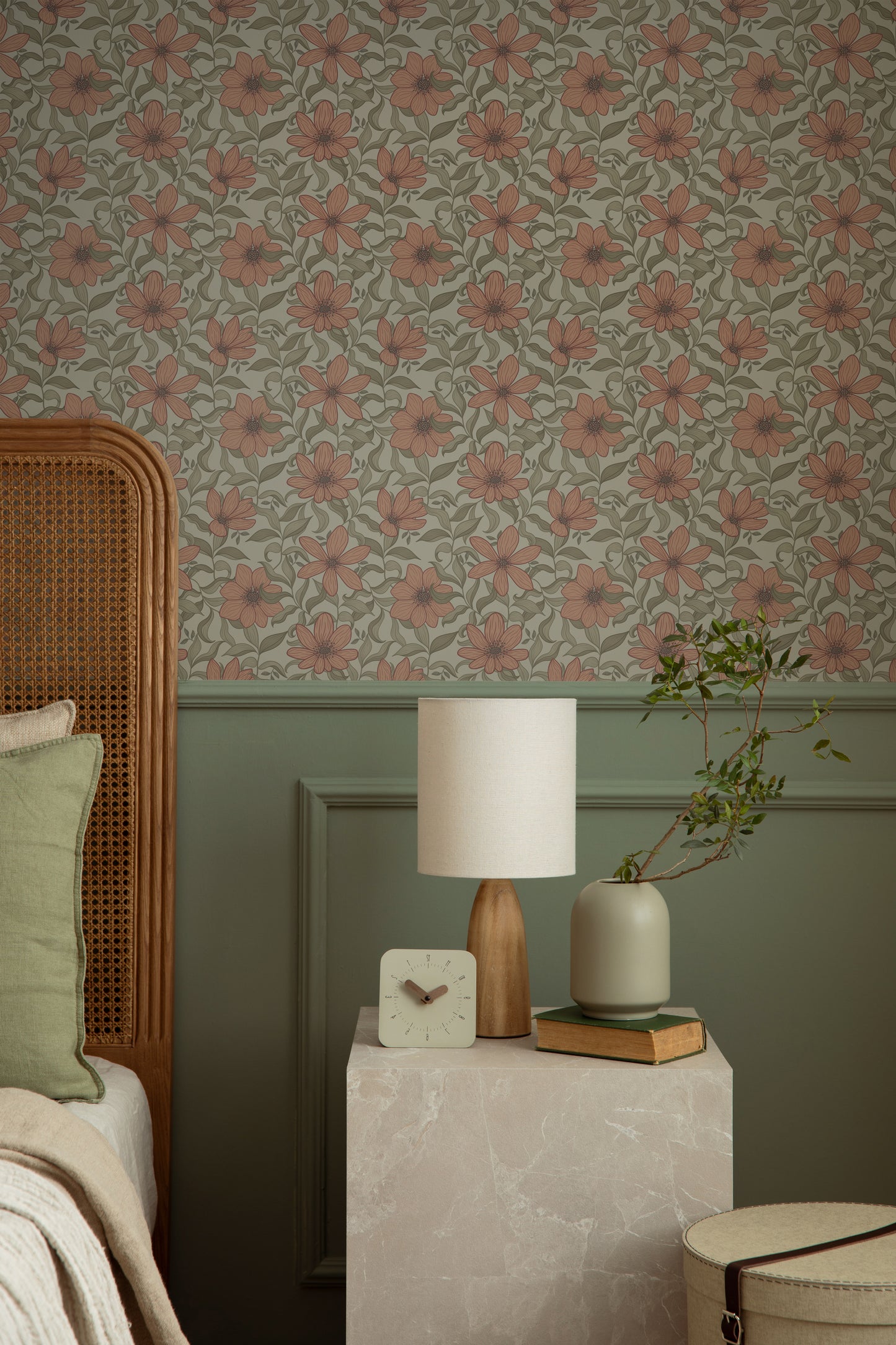 Peel & Stick Wallpaper - Fredrik - Ruby