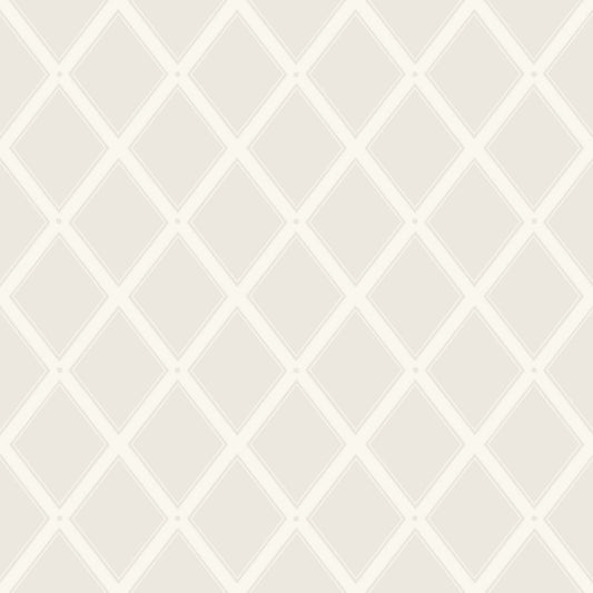 Summer Gray Wallpaper - Trellis - Grey