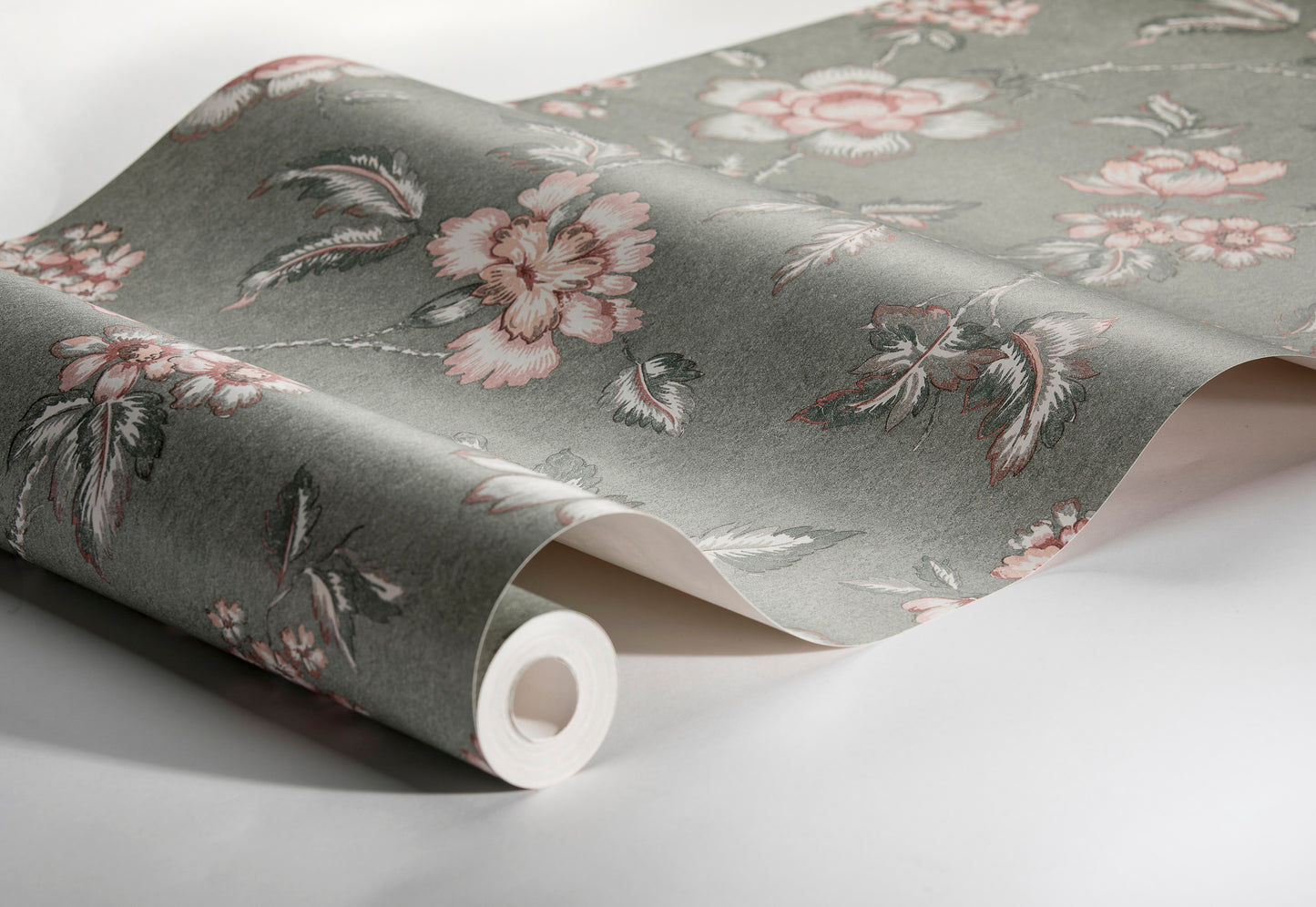 Borastapeter Wallpaper - Camille - Green & Pink