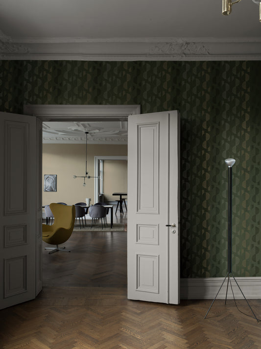 Borastapeter Wallpaper - Casablanca - Green