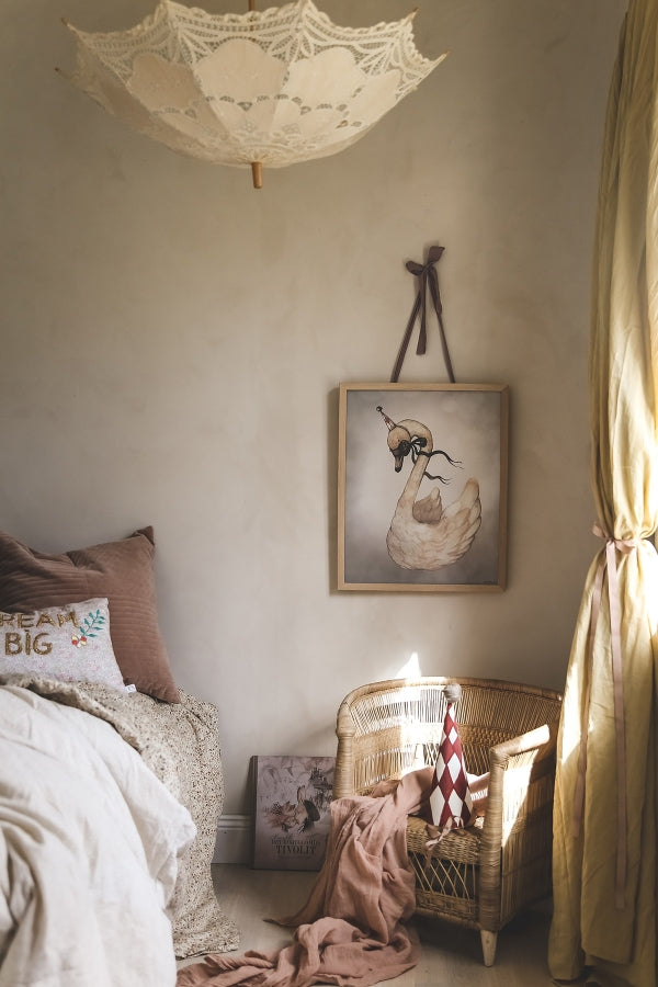 Kinderzimmer Kunst - Lieber Schwan