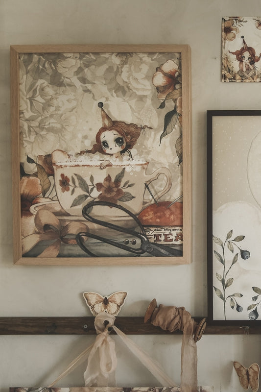 Kinderzimmer Kunst - Tee Bad