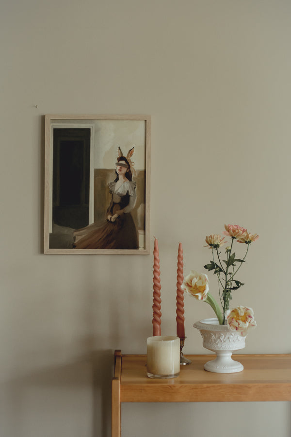 Kunst aan de muur - Lady Almond