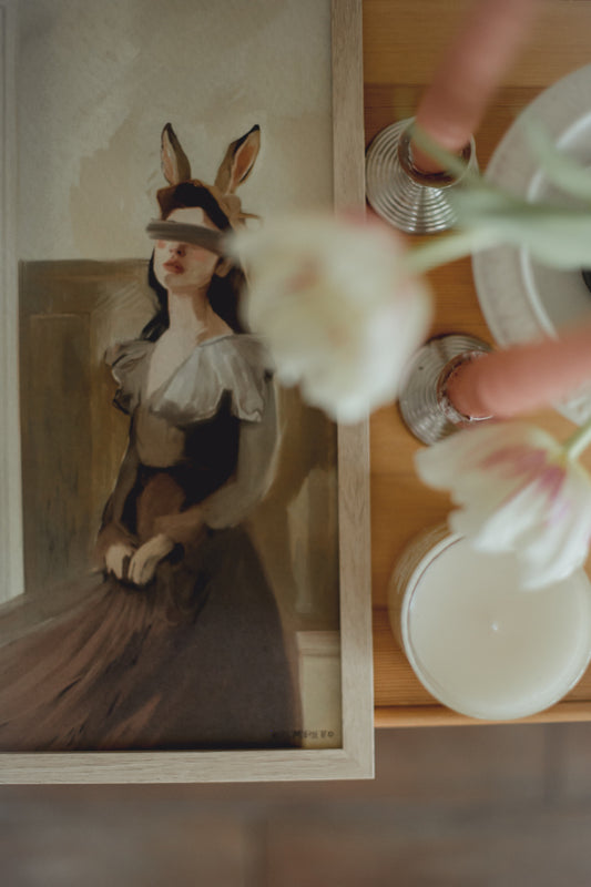 Wandkunst - Lady Almond