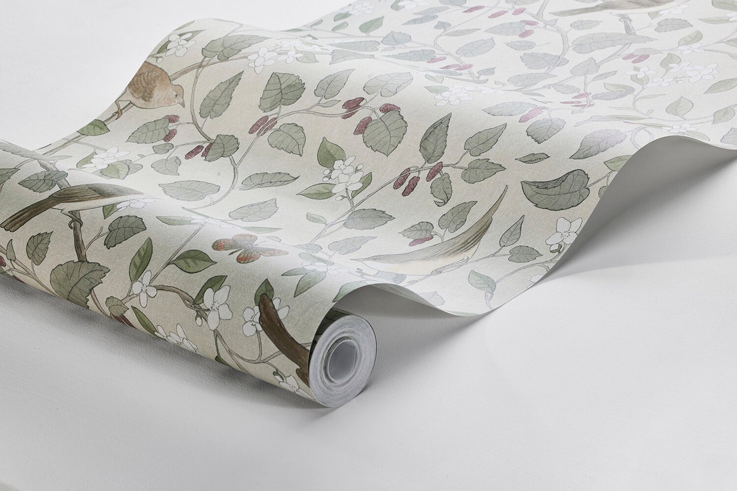 Borastapeter Behang - Sångfåglar - Beige