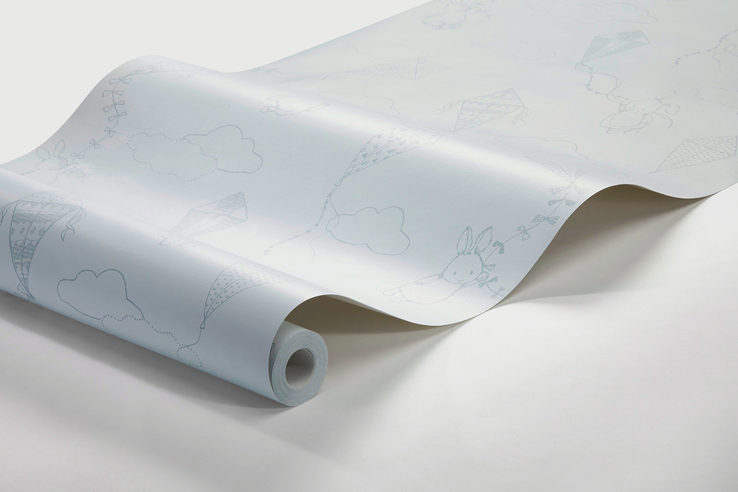 Borastapeter Wallpaper - Kites, Up & Away - Blue
