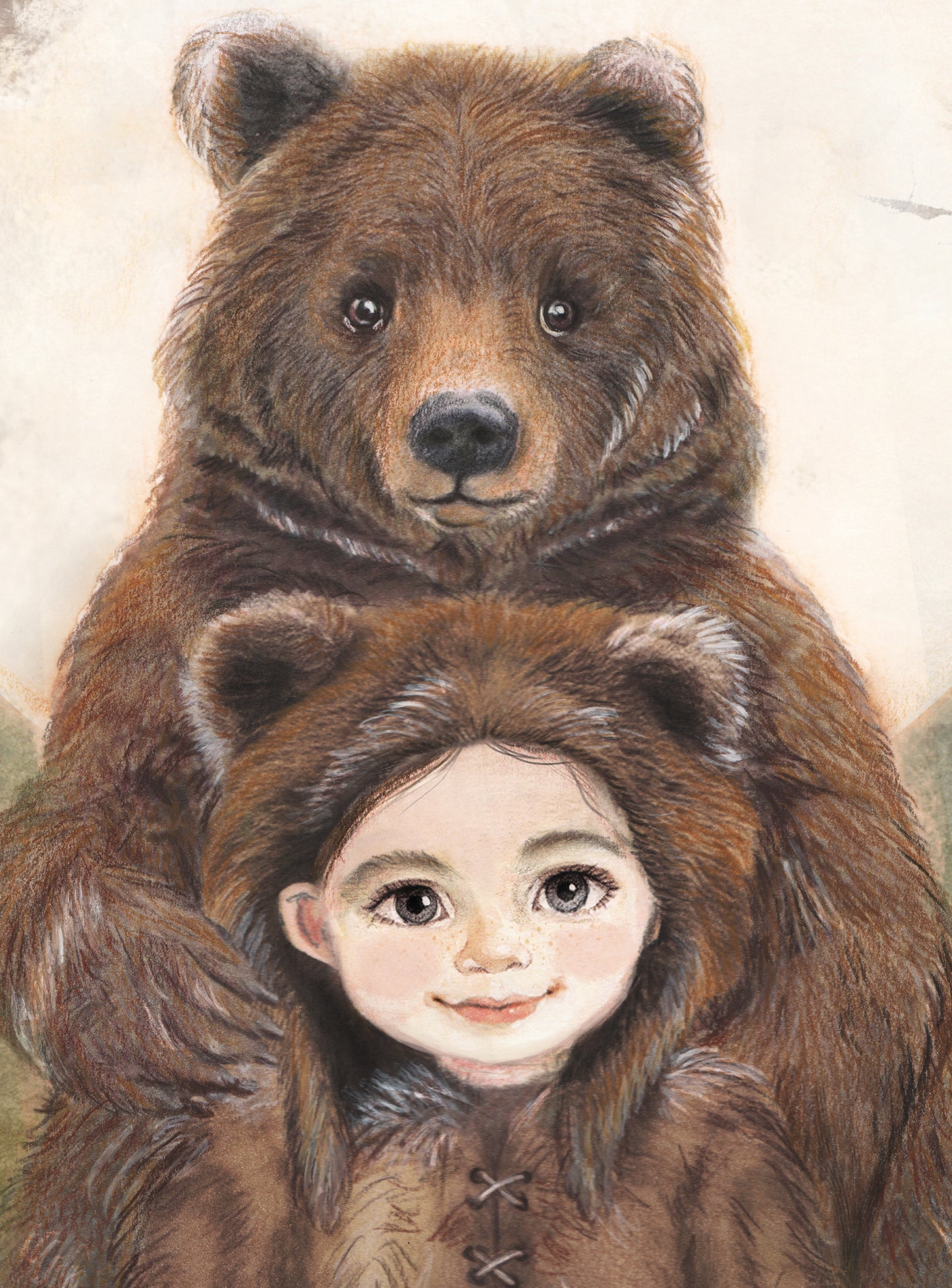 Nursery Art - Bear Spirit Animal by Iris Esther