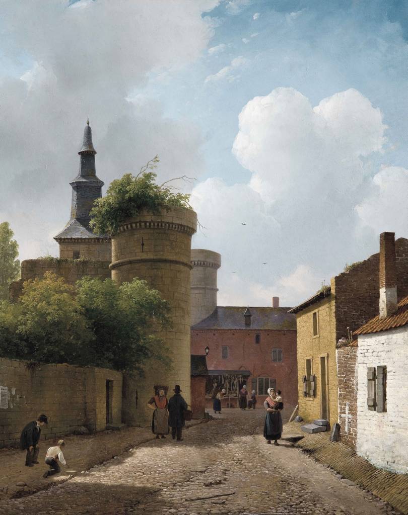 Wallpaper Panel - Straatje in Huy