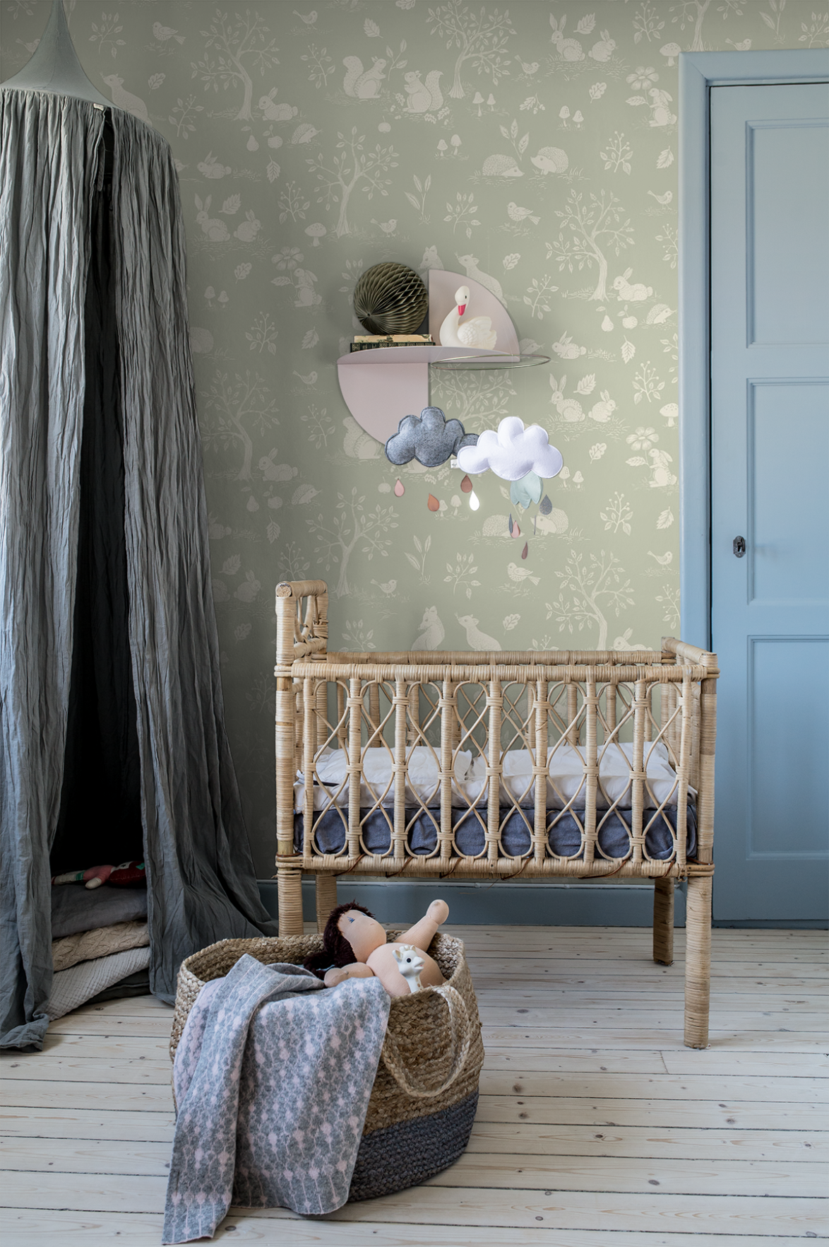 Midbec Wallpaper - Ivar 44130 - pale green